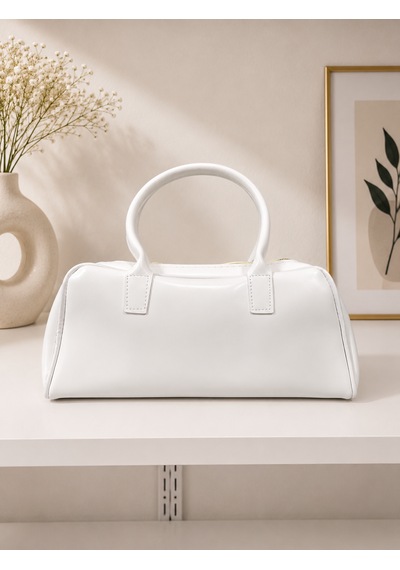Zeydila Beyaz Minimal Omuz Çantası Şık Ve Modern Tasarım