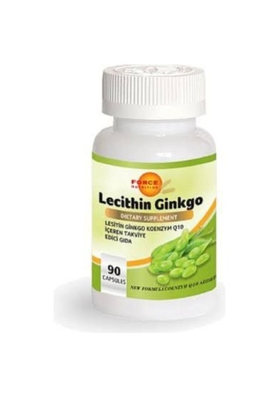 Force Nutrition Lecithin Lesitin Ginkgo Coenzyme Q10 90 Kapsül