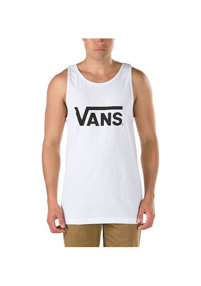 Vans Classıc Vans Tank-b Erkek Tişört Vn00055vwht1 Vn00055vwht1 Bey Beyaz