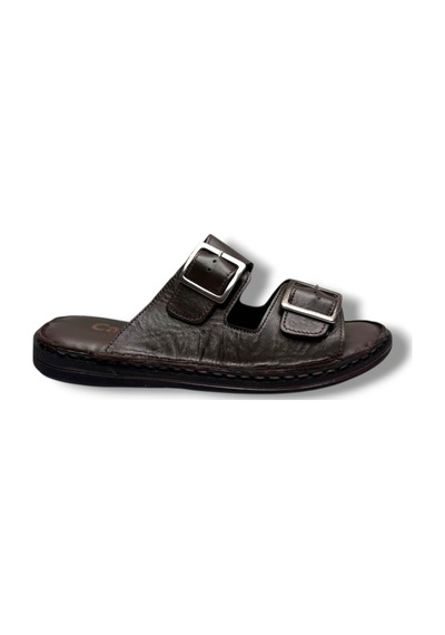Cakgo 602-26 Hakiki Deri Ultra Soft Çift Tokalı Anatomik Erkek Terlik 40-47 Kahverengi Cakgo 602-26 Hakiki Deri Ultra Soft Çift Tokalı Anatomik Erkek Terlik 40-47 Kahverengi