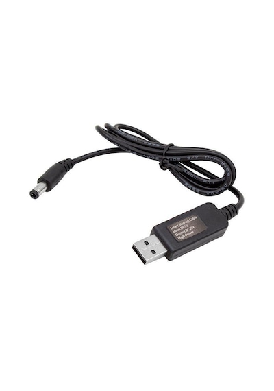 Powermaster 5V-12V Usb To Dc 5.5X2.5Mm Kablo 12V 1A