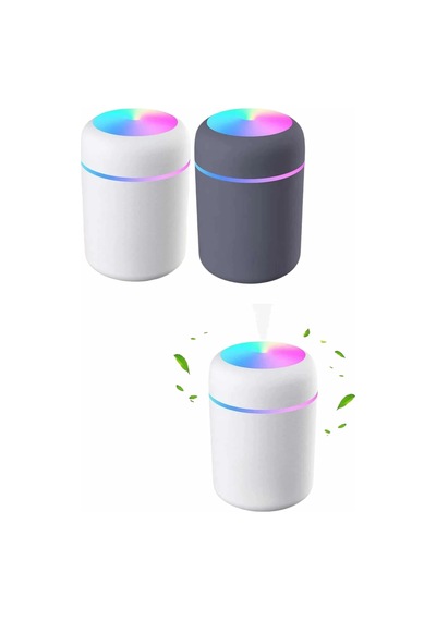Hubrendy Tekno Rgb Işıklı Ulrasonik Ledli Hava Nemlendirici Buhar Makinesi Buhardanlık