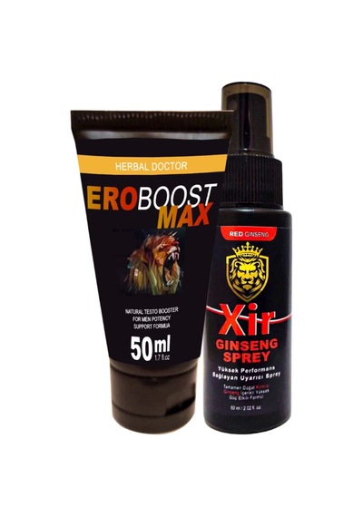 Eroboost Maxtesto Krem 50 Ml + Yanında Etkili Sertleştiricili Erkeklere Özel 3xeffect 60 Ml Sprey Bkn1ek364