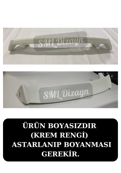 Toyota Auris 2006-2009 Spoiler Plastik Auris Spoyler Rüzgarlık