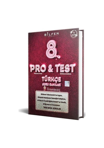 BilFen Yayınları 8. Sınıf Türkçe Pro & Test Soru Bankası