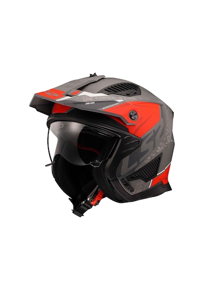 Ls2 Drifter Devor Açık Kask Mat Gri