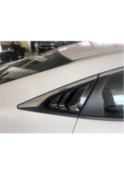 Honda Civic 2006-2011 Kelebek Cam Kaplama Vizörü Piano Black 202