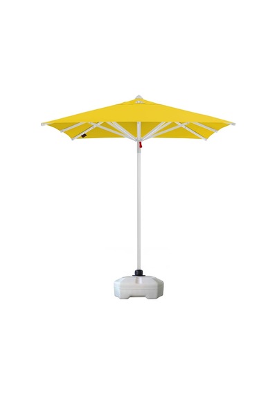 Sunminyum 200x200 Polyester Kumaşlı + 50 Litre Bidonlu Bahçe Şemsiyesi Sarı Çok Renkli