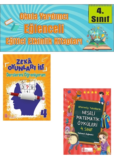 Ata 4.sınıf Okula Yardımcı Zeka Oyunları İle Derslerimi Öğreniyorum- Neşeli Matematik Öyküleri