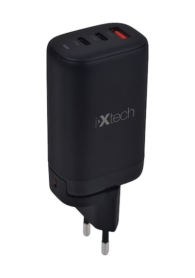 Ixtech 6971202170690 Ix-hc2 65w Type-c Ve Usb Portlu Seyahat Tipi Hızlı Şarj Aleti