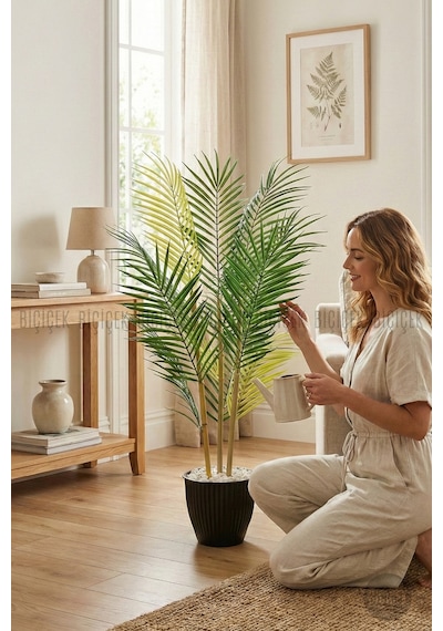 Biçiçek 100 Cm Areka Ağaci 3 Gövdeli̇