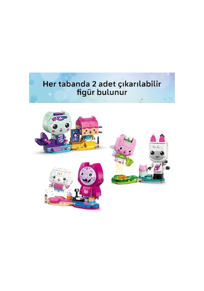 LEGO® Gabby’s Dollhouse Gabby’nin Parçalarla İnşa Edilen Kedi Arkadaşları 11215 - 6 Yaş ve Üzeri için Oyuncak Yapım Seti (324P)