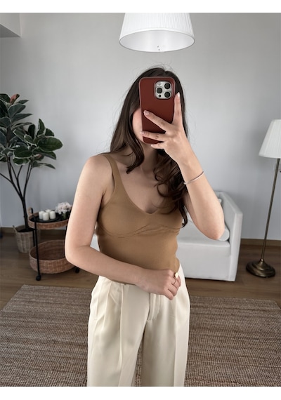 Askılı Atlet Camel Camel