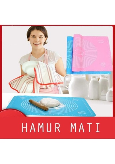 Silikon Ölçekli Hamur Açma Matı: Baklava, Börek, Ekmek, Mantı Ve Erişte İçin Yoğurma Matı 40 X