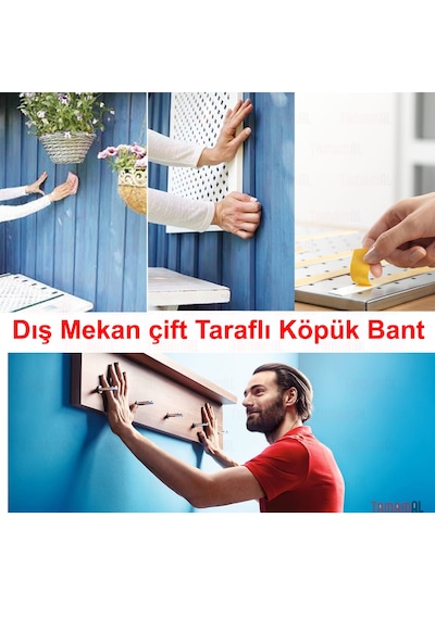 Tesa Dış Mekan Çift Taraflı Köpük Bant Uv Powerbond Çok