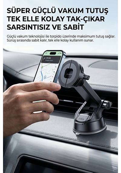 Çift Tutuşlu Magsafe 360 Ayarlanabilir Araç İçi Telefon Tutucu 1