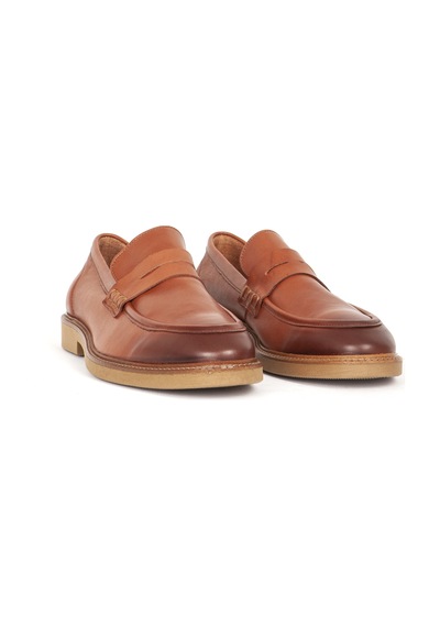 Dericlub Erkek Gerçek Deri Klasik Loafer Fr 242025 Taba Taba