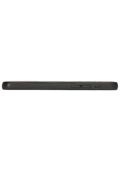 Apple Uyumlu iPhone 12 Pro Max Deri Arka Kapak Rst1 Siyah