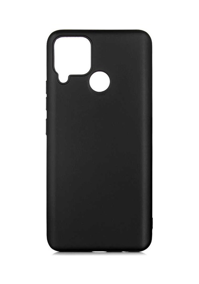Zore Realme C25 Kılıf Ogaa Premier Silikon Kapak - Siyah