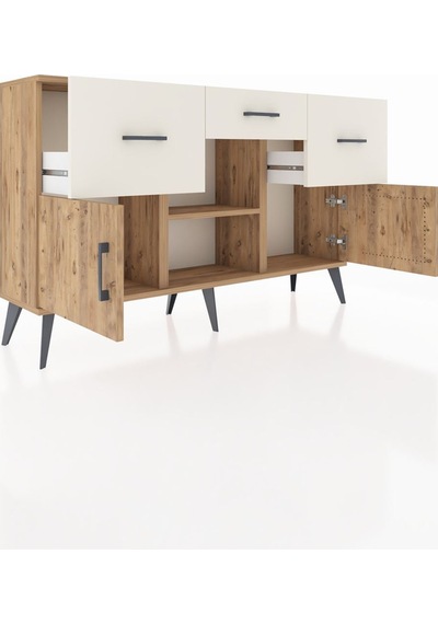 Arges Konsol Tek Raflı 3 Çekmeceli 3 Kapaklı 132x30x83 Çam-çam/aytaşı Çam/aytaşı Arges Konsol Tek Raflı 3 Çekmeceli 3 Kapaklı 132x30x83 Çam-çam/aytaşı Çam/aytaşı