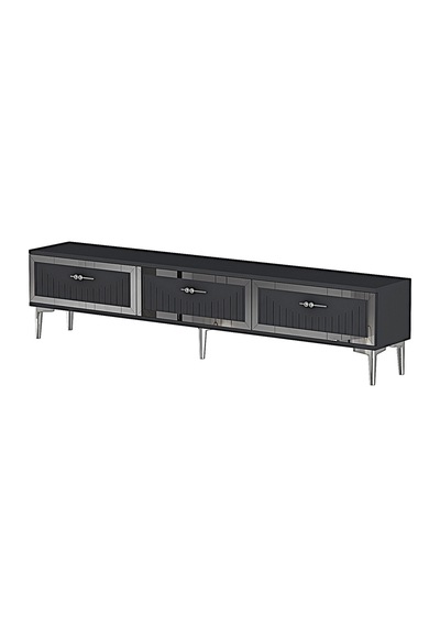 Tsa1802as Tuna Tv Sehpası Antrasit-silver 180cm Tsa1802as Tuna Tv Sehpası Antrasit-silver 180cm