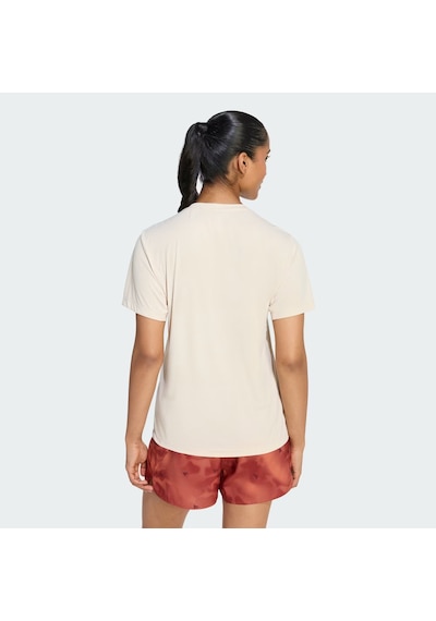 Adidas Adi365 Running Essentials Brand Love Kadın T-shirt Ka0280 Bej