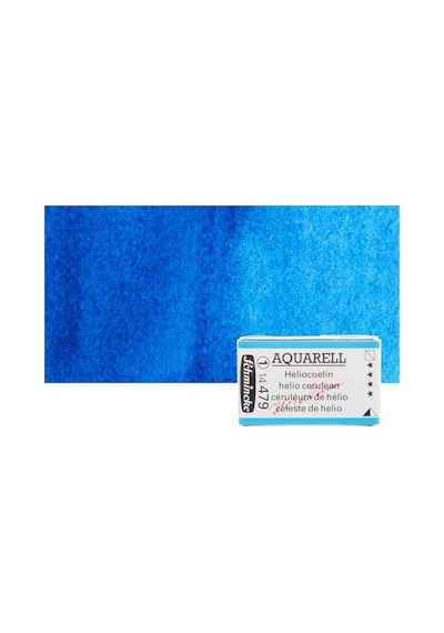 Schmincke Horadam Aquarell 1/1 Tablet 479 Helio Cerulean Seri 1