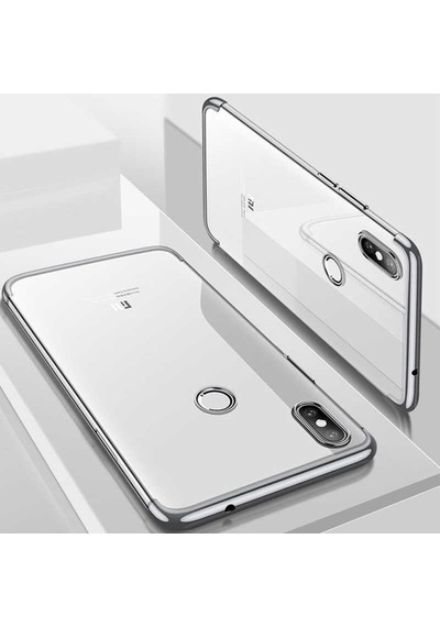 Xiaomi Mi A2 Lite Ince Köşeleri Renkli Şeffaf Kaliteli Kılıf