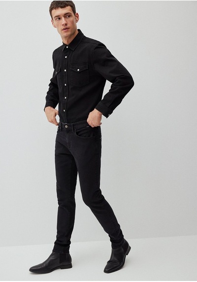 Mavi Erkek James Deep Smoke Lux Black 0042487866 Antrasit