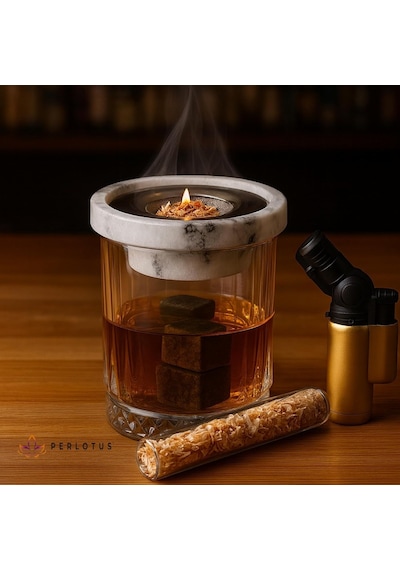 Perlotus Meşe Ağacı Viski Tütsüleme Talaşı 5 Gr Cam Mantar Kapaklı Tüpte Diğer