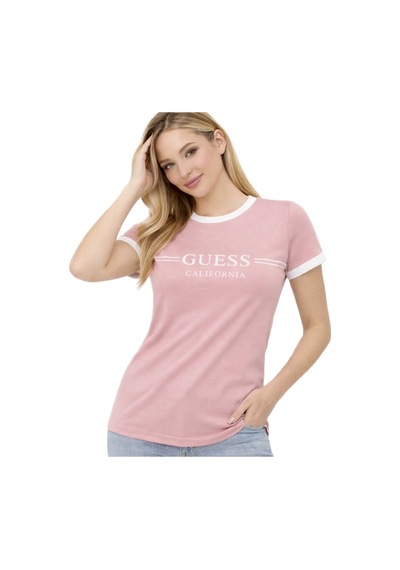 Guess V6gı08k2975 Mila Ss Cn Kadın Tişört Pembe