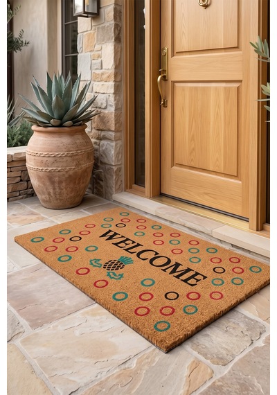 Villadia Home Textile Kapı Önü Paspası Kaymaz Taban Dekoratif Paspas Ev Giriş Antre İç Ve Dış Mekan Paspası 45x70 Cm 3ypycoco
