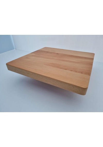 Bintaşmobilya Kayın Kütük Cafe Masa Üstü Tablası 60X60.Cm