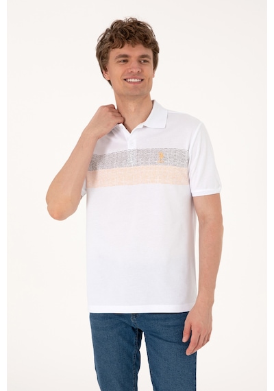 U.S. Polo Assn. Erkek Regular Fit Haki Polo Yaka Tişört 50306793-VR027