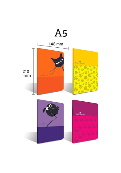 Look Pp Kapak Dikişli 40 Yp. Çizgili 4lü Set Karışık