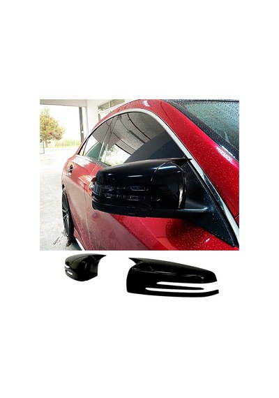 Mercedes Glk X204 Batman Yarasa Ayna Kapağı Parlak Siyah Abs 2009 2010 2011 2012 2013 2014 2015