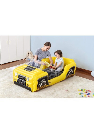Bestway 67714 4x4 Jeep Temalı Şişme Çocuk Yatağı Lacivert