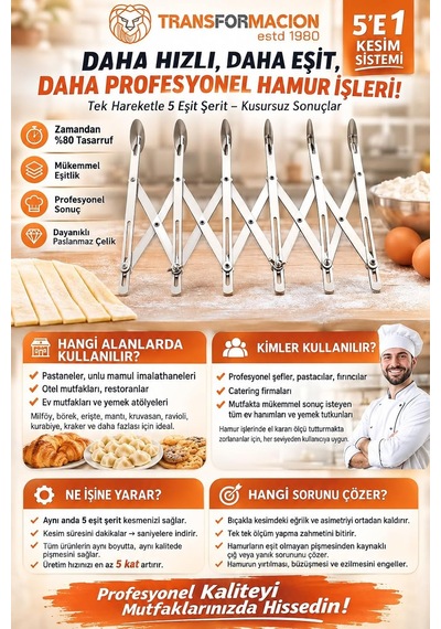 5 Tekerlekli Ayarlanabilir Akordeon Hamur Kesici Mantı Erişte Kesme Ruleti Profesyonel Paslanmaz Çelik Pasta Şerit Dilimleyici Bıçak Mantı Matik Pizza Kesici 723414