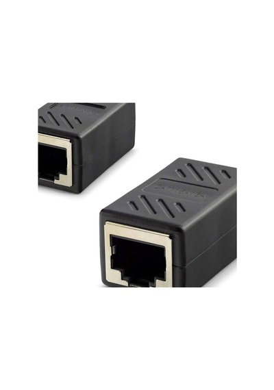 Rj45 Dişi - Dişi Uzatma Adaptörü - Siyah Hdx5066 Evimdeyokyok