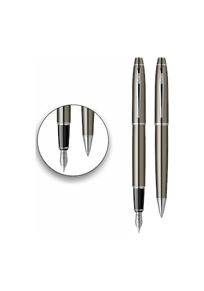 Scrikss Isminize Özel 35 Titanıum Tükenmez+Dolma Kalem Set