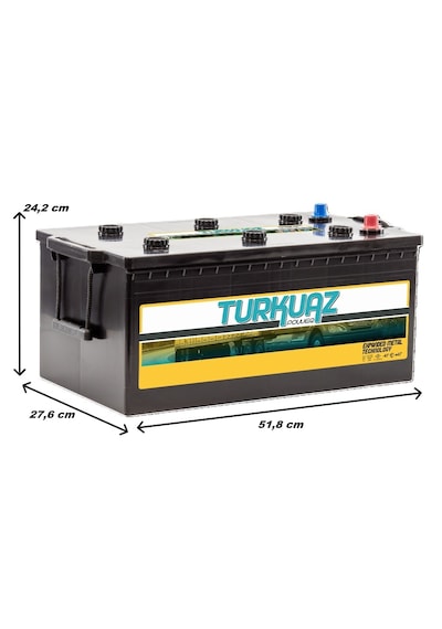Turkuaz Akü 12v 225 Ah Turkuaz Akü Yiğit Akü Güvencesiyle