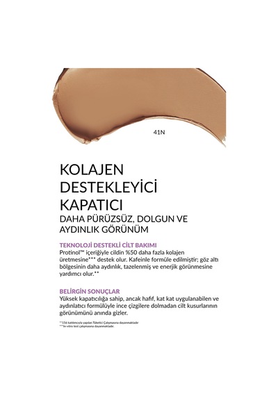 Avon Anew Düzgünleştirici Ve Tazeleyici Likit Kapatıcı 12 ML 41n Medium Deep 0