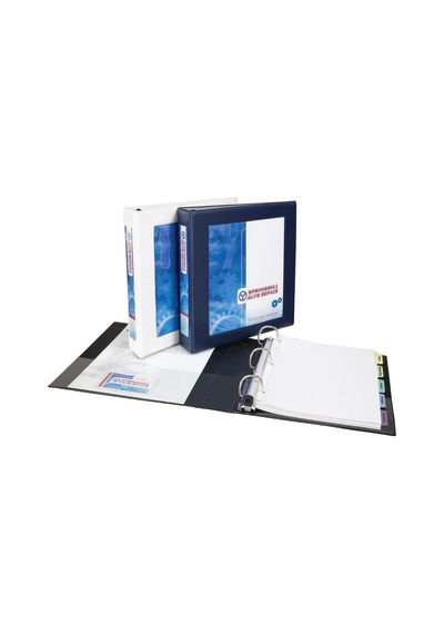 Ağır Hizmet Çerçeveli Görünüm 3 Halkalı Klasör, 2,54 Cm Ezd Halkalar, 1 Lacivert Klasör 68055 Diğer