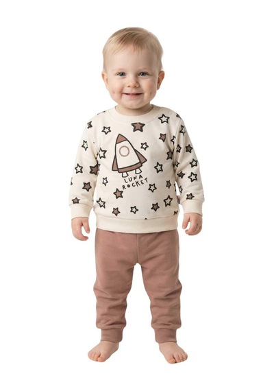Baglan Erkek Çocuk Önü Baskılı Sweatshirt Ve Eşofman Alt Takım Bgl-st05253 Açık Kahverengi Baglan Erkek Çocuk Önü Baskılı Sweatshirt Ve Eşofman Alt Takım Bgl-st05253 Açık Kahverengi
