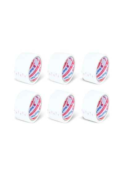 Mm X 40 Mt Beyaz Koli Bandı 6 Adet Diğer