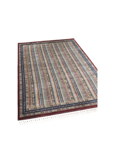 Apex Halı Bruj Bambu Viscon Halı 8741bu Bordo Renkli