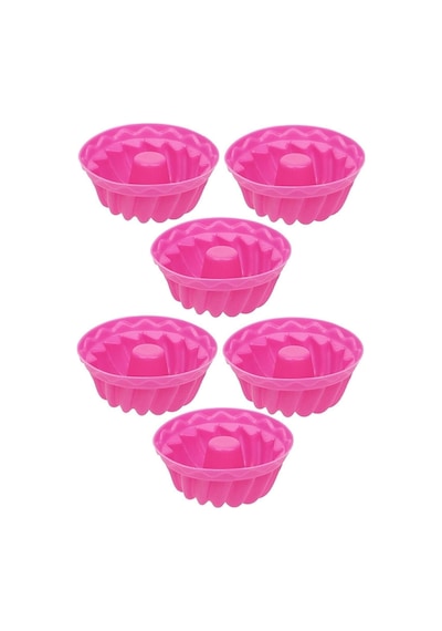 Pratik 18 Li Mini Kek Kalıbı Kurabiye Muffin Kalıpları Silikon