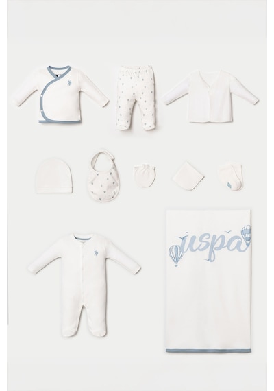 U.s. Polo Assn. Erkek Bebek Beyaz Hastane Çıkışı 10 Lu Set 5274-49923 Beyaz
