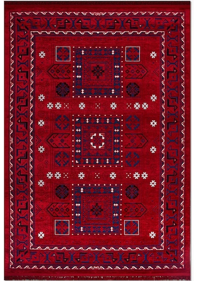 Anatolıa Halı Sahra -kırmızı -oturma Odası, Salon-kolay Temizlenebilir 4237849