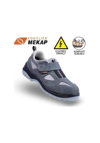 Mekap 157 Policap Src. Elektrikçi Ayakkabı Gri S1 No:43 Açık Gri